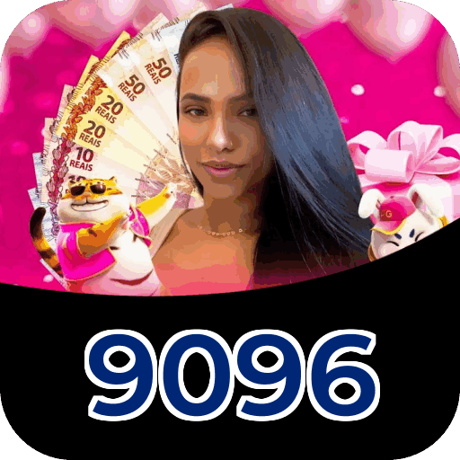 Interface do aplicativo 9096 mostrando jogos disponíveis no iOS e Android